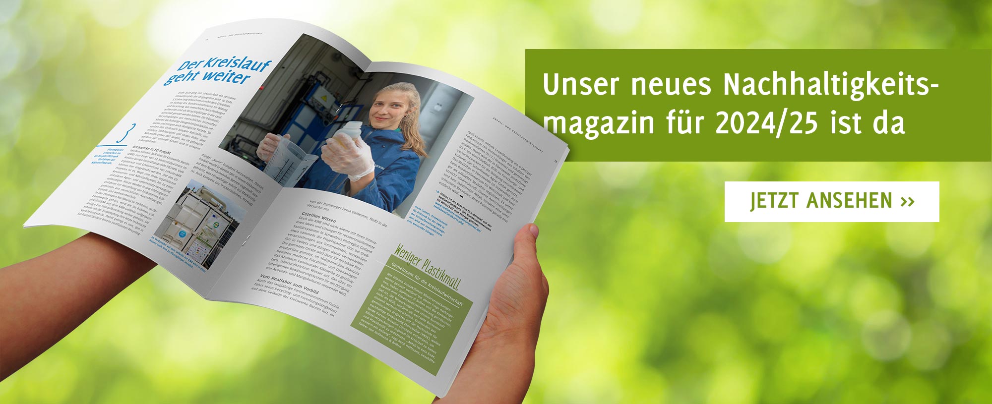 Kreiswerke Barnim Nachhaltigkeitsmagazin